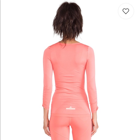 Adidas x Stella McCartney SEAMLESS TEE SHIRT TOP - Picture 3 of 4